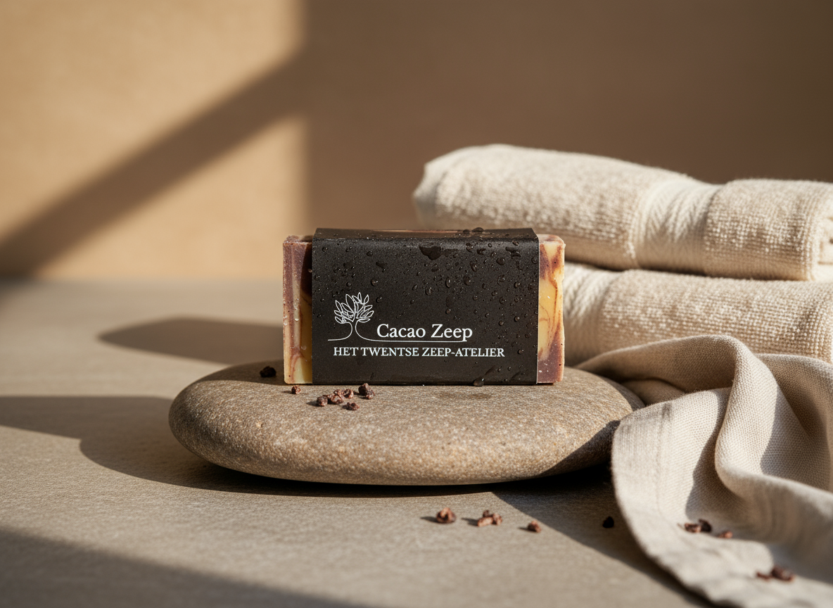 Handgemaakt en natuurlijke Cacao zeep