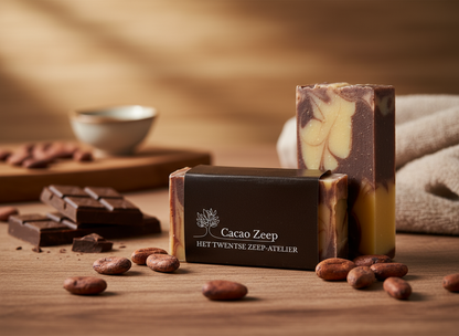 Handgemaakt en natuurlijke Cacao zeep