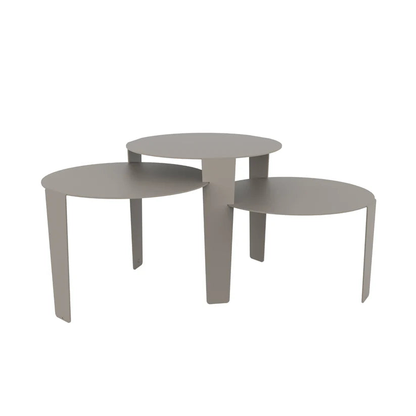 Dutch design Cascado dynamische salontafel ovaal van staal - meerdere kleuren
