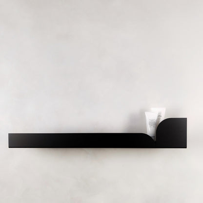 Metalen wandplank BAUHAUS - zwart