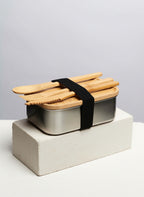Bamboe en roestvrij staal lunchbox - 800 ml