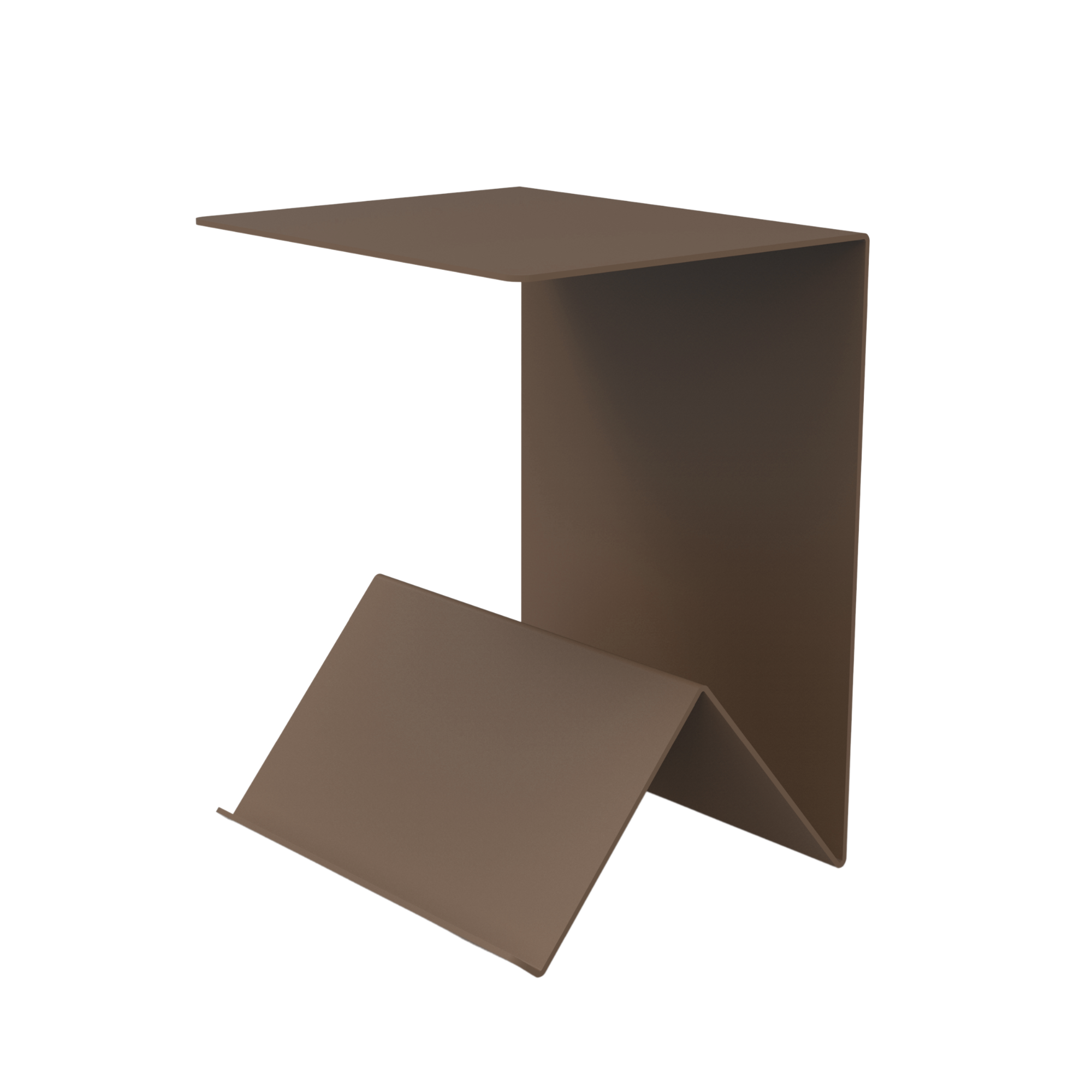 Dutch design Folda bijzettafel tijdschriftenrek van staal - meerdere kleuren