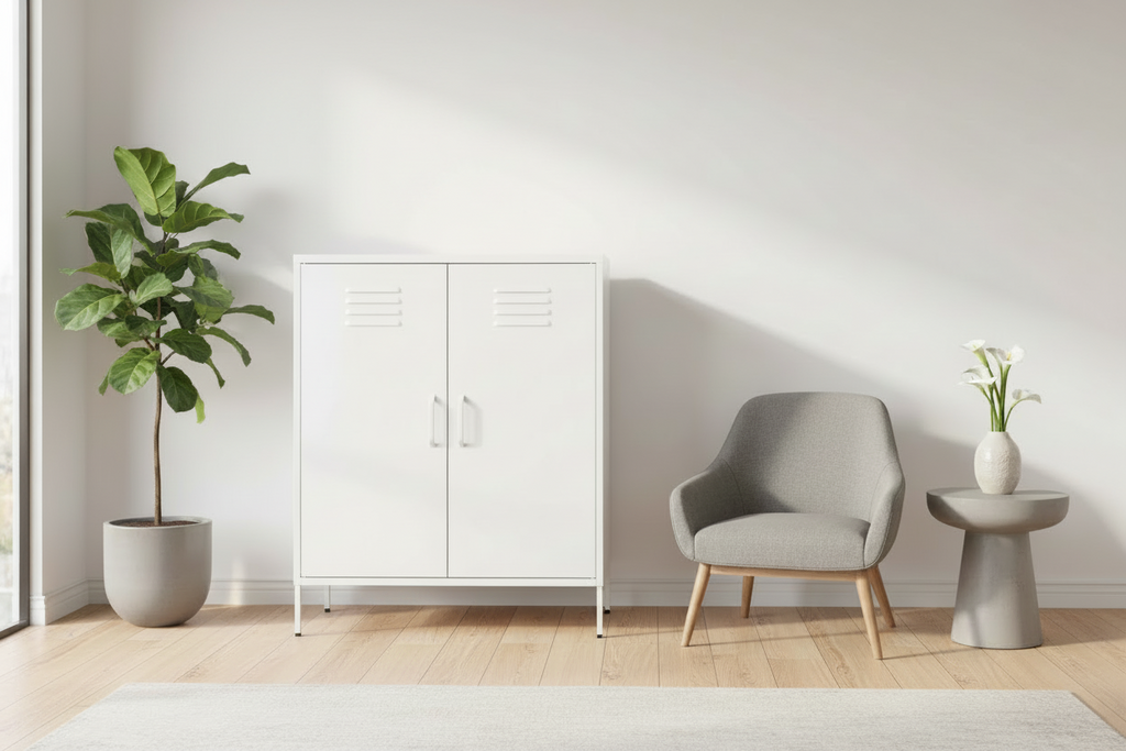 Design metalen kast 2-deurs - meerdere kleuren