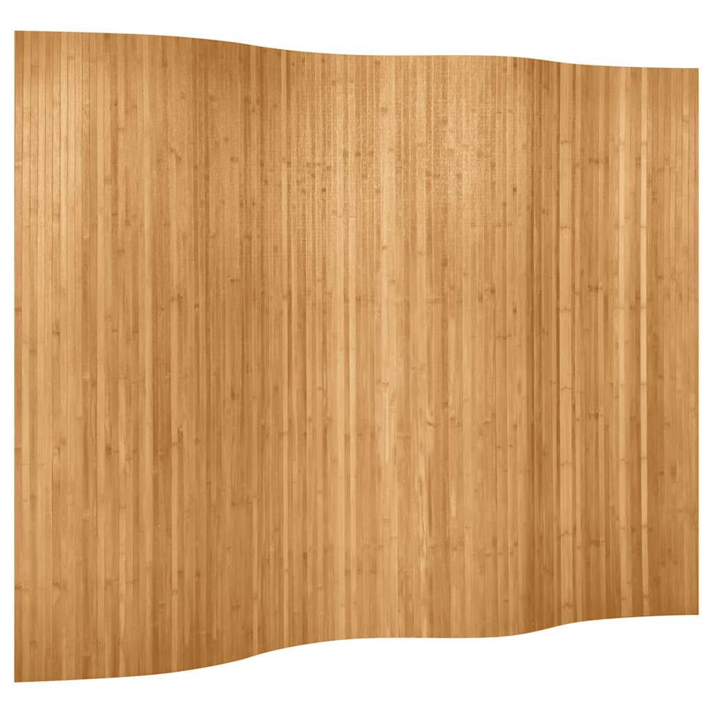 Design kamerscherm scheidingswand van bamboe 250 x 165 cm - bruin
