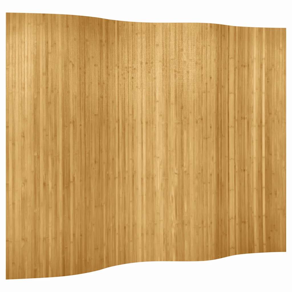 Design kamerscherm scheidingswand van bamboe 250 x 165 cm - bruin
