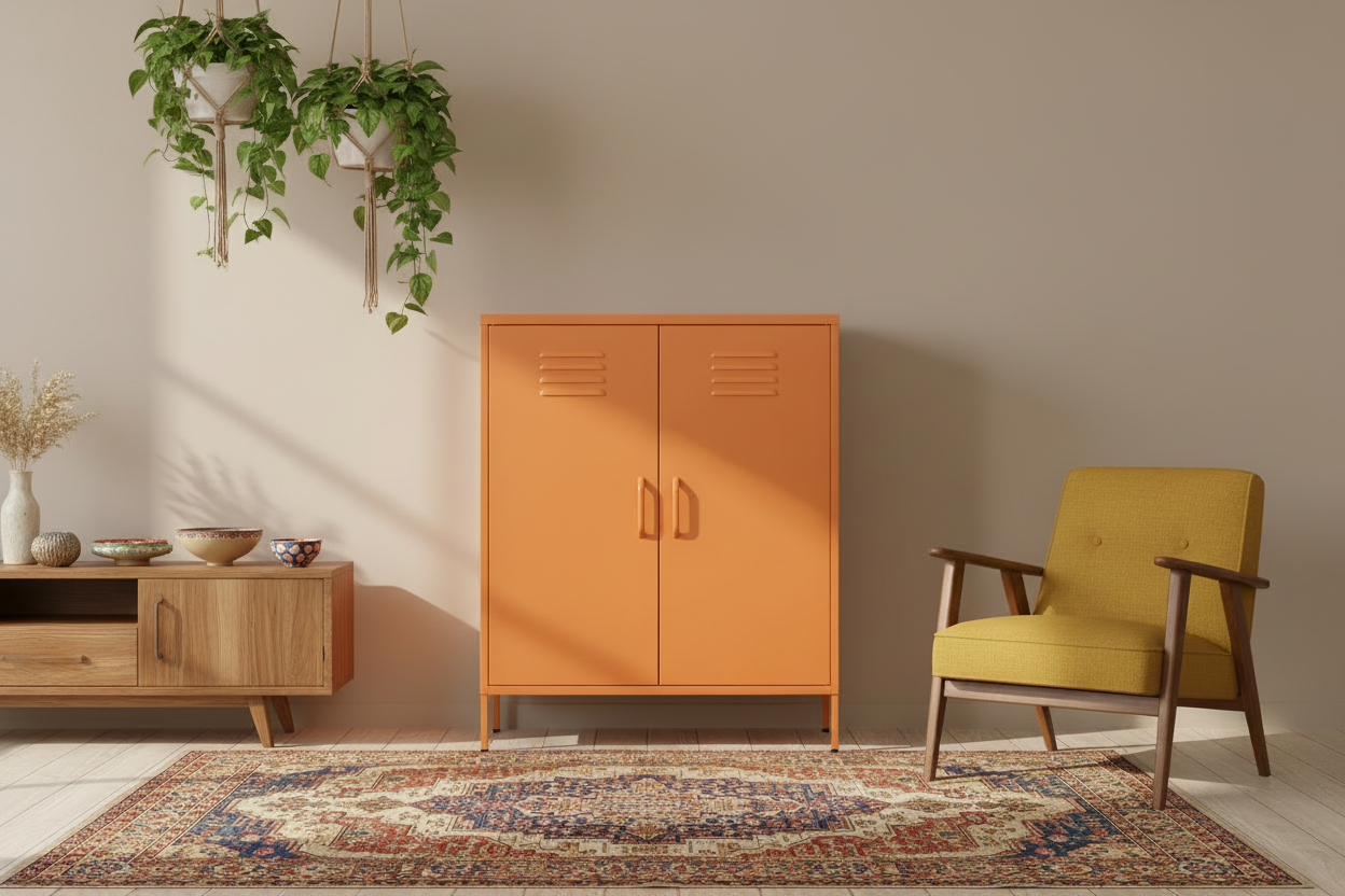 Design metalen kast 2-deurs - meerdere kleuren
