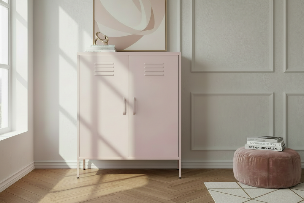 Design metalen kast 2-deurs - meerdere kleuren