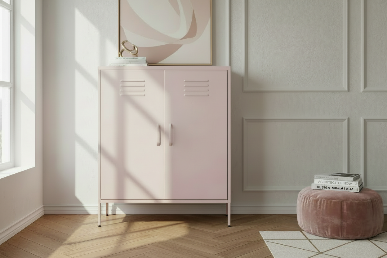 Design metalen kast 2-deurs - meerdere kleuren