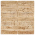 Design salontafel vierkant van massief mango hout - bruin