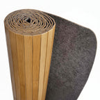 Design kamerscherm scheidingswand van bamboe 250 x 165 cm - bruin