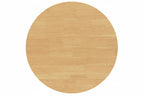 Compact inklapbare ronde eettafel van massief rubber hout 90 cm - meerdere kleuren