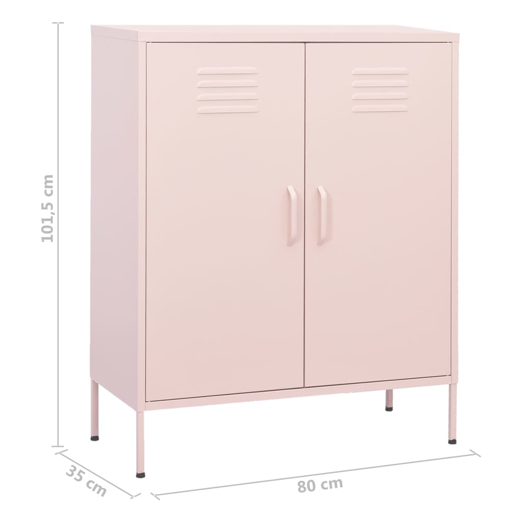 Design metalen kast 2-deurs - meerdere kleuren