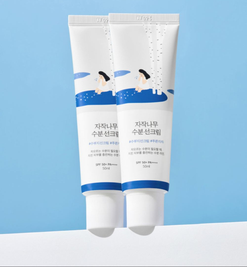 Round Lab - Birch vochtinbrengend zonnebrand crème SPF50+ PA++++