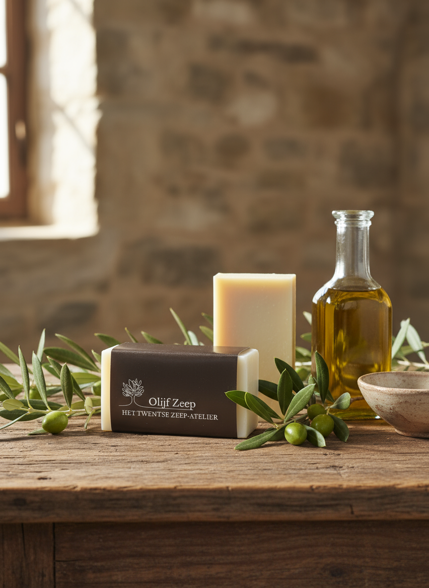 Handgemaakt en natuurlijke Olijf zeep