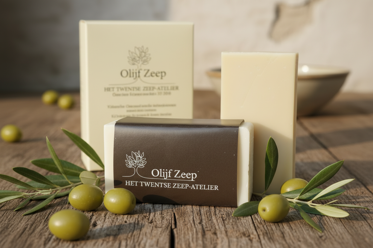 Handgemaakt en natuurlijke Olijf zeep