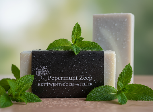 Handgemaakt en natuurlijke Pepermunt zeep