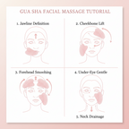 Rozenkwarts Gua Sha steen – massage kristal voor stralende huid