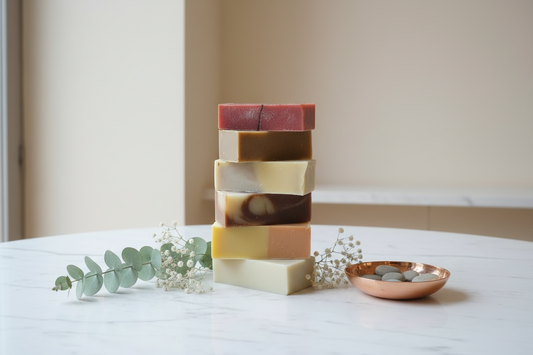 Cadeau set handgemaakte en natuurlijke zeep selectie