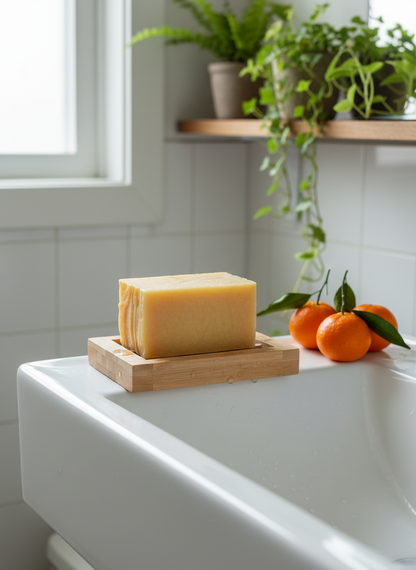 Biologisch natuurlijk en handgemaakte schoonmaakzeep