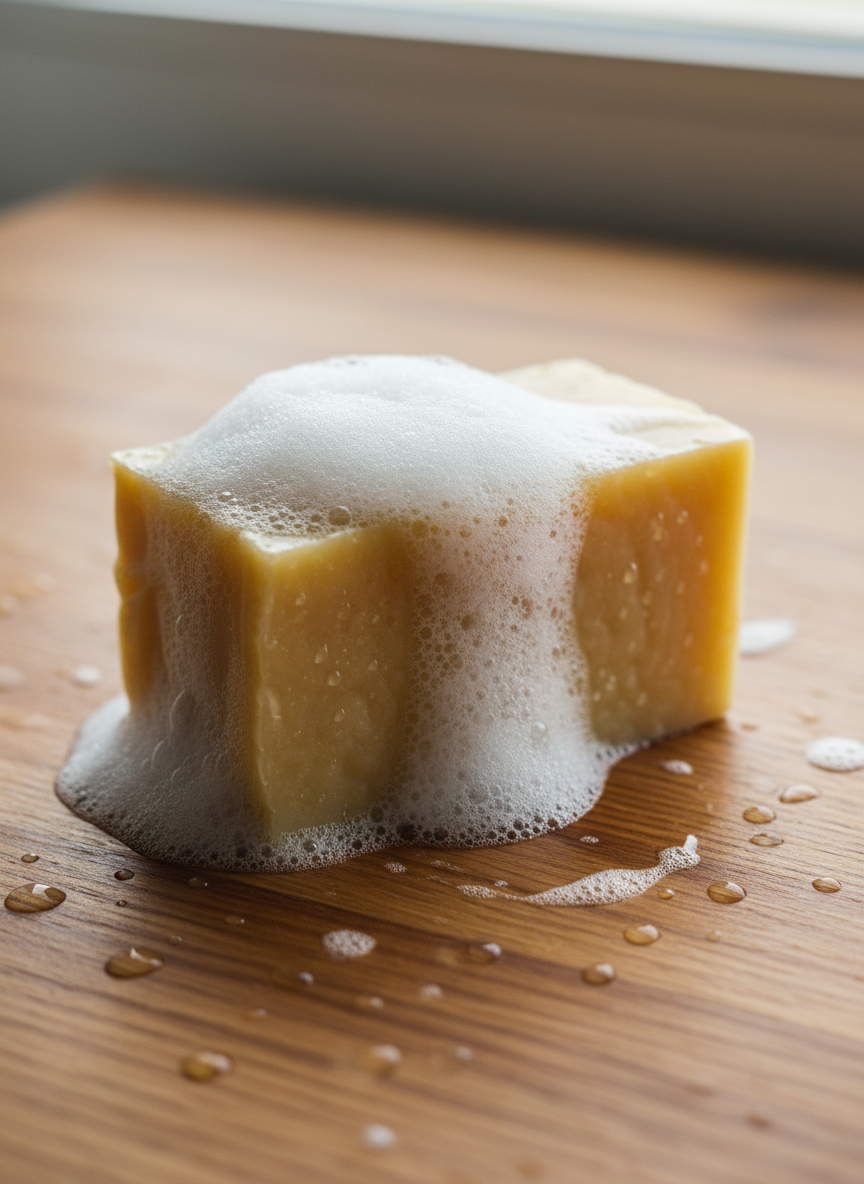 Biologisch natuurlijk en handgemaakte schoonmaakzeep